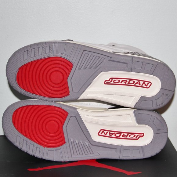 Nike Air Jordan 3 Retro GS White Cement Reimagined 4.5Y - Picture 6 of 6